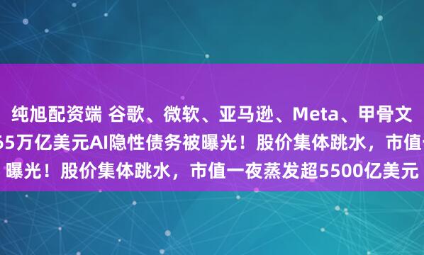 纯旭配资端 谷歌、微软、亚马逊、Meta、甲骨文，美国五大科技巨头1.65万亿美元AI隐性债务被曝光！股价集体跳水，市值一夜蒸发超5500亿美元